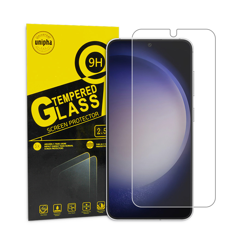 Full Glue Full Cover Mobile Phone Support Fingerprint Unlock Protective Phone Tempered Glass Screen Protector For Samsung S24