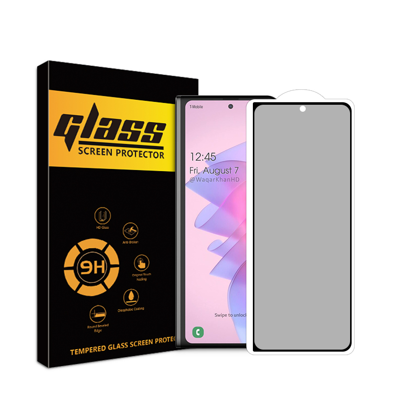 Privacy screen protector anti spy hd galss for Samsung Z Flod 4 Folding mobile phone screen protector